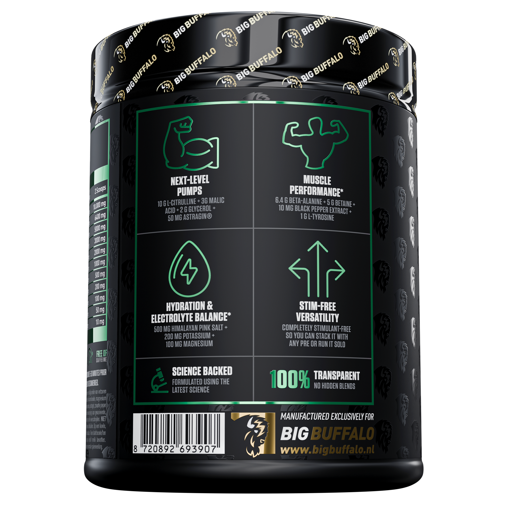 Big Buffalo Primal Pump V2 Pre-Workout - USP
